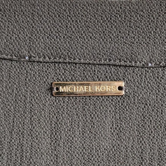 MICHAEL by Michael Kors Long Sleeve Green Bohemian Top with Bell Sleeves - Picture 7 of 9